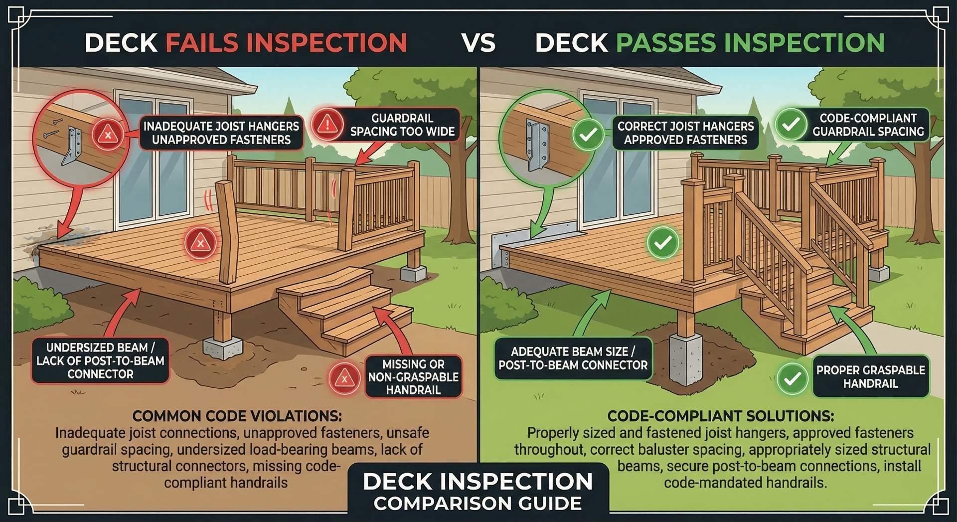 NC Piedmont Deck & Screened-Porch Permit + Code Checklist | Little ...
